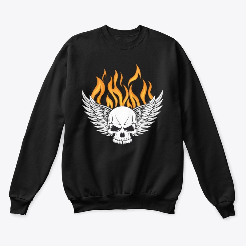 Flaming wings