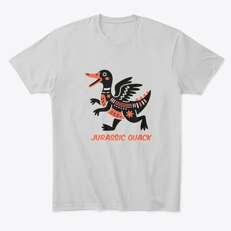 Jurassic Quack Funny Duck Dino Shirt