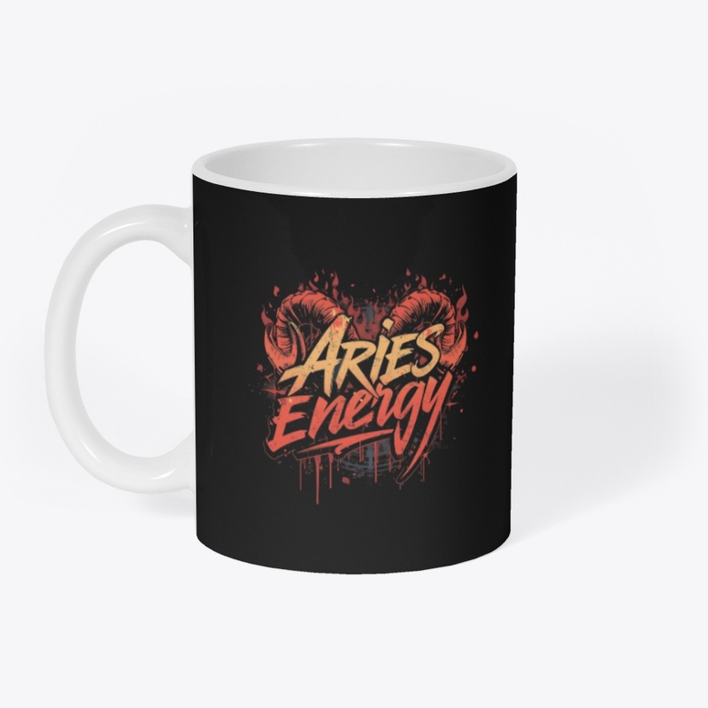 Aries Energy Fire Sign T-Shirt 🔥