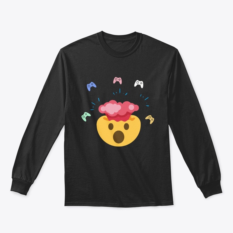 surprised face love video games T-shirt.