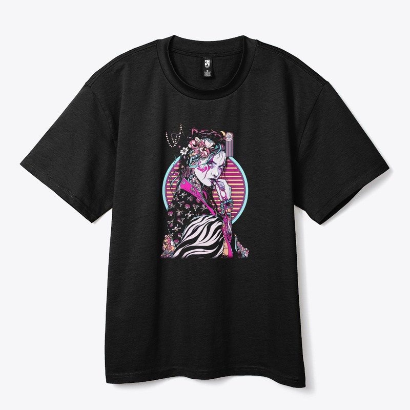 Traditional Oversize Girl Logo Tee