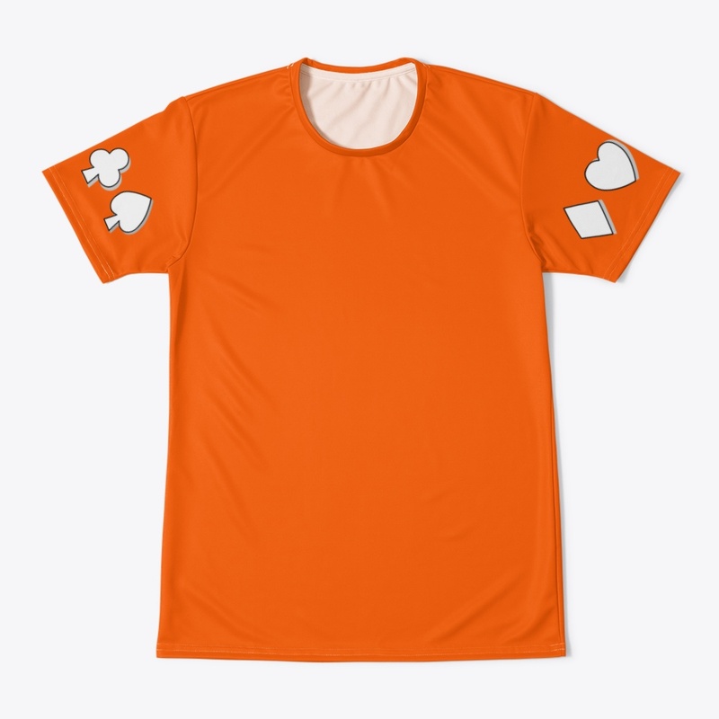 Diamond Heart Sleeves T shirt 