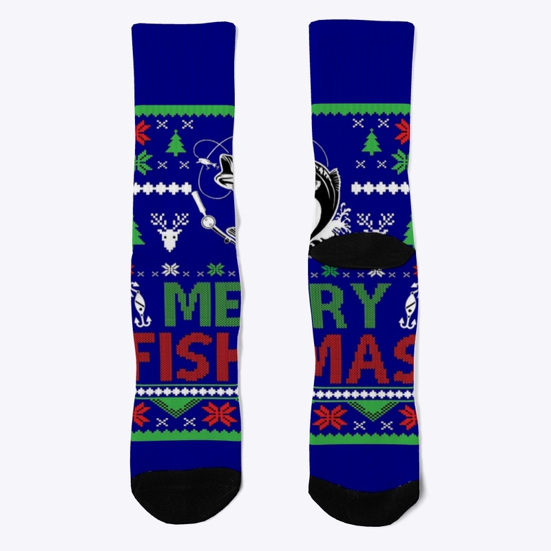Merry Fishmas Ugly Christmas Sweater