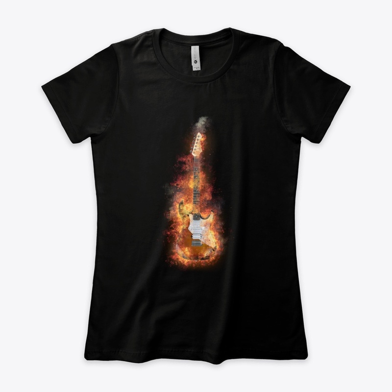 Flaming guitar 2 