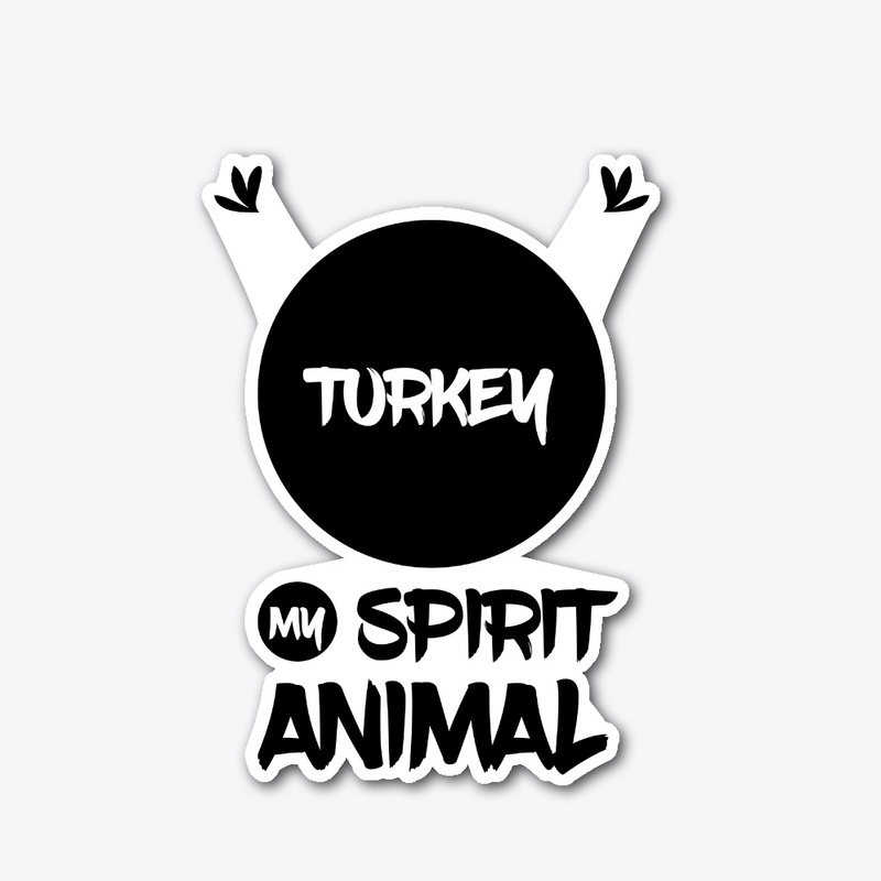 Turkey my spirit animal funny thanksgivi