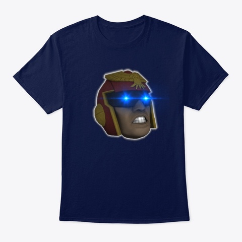 Captain Falcon   The Embodiment Of Hype Navy Camiseta Front