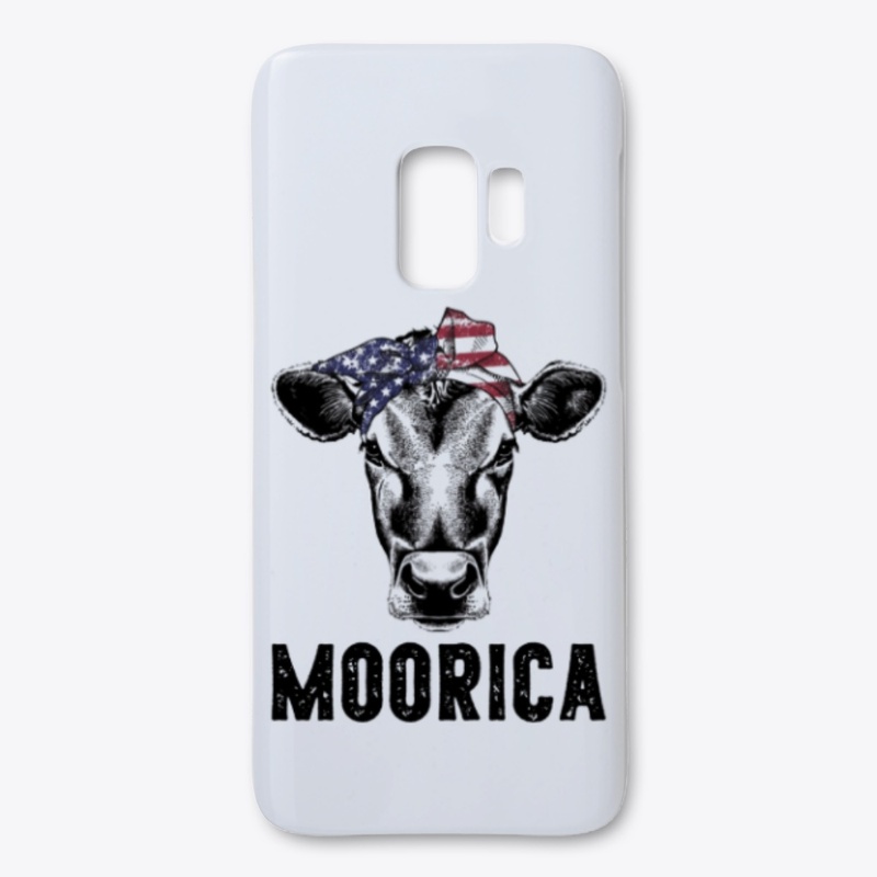 Vintage Cow Moorica 4th of July T Shirt