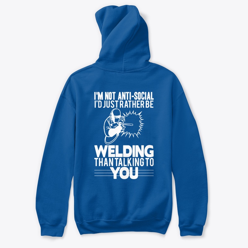 Anti-social Welder T shirt