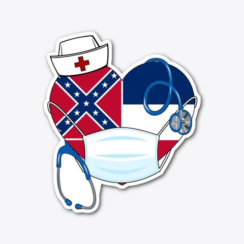 Mississippi Nurses Standard áo T-Shirt Front