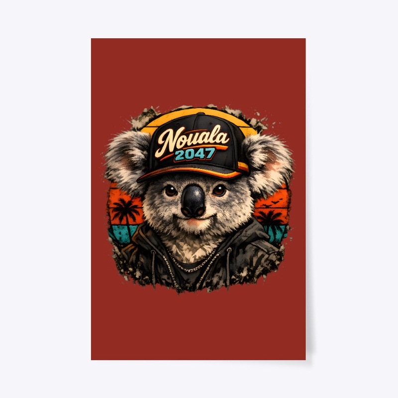 A Koala design wall art