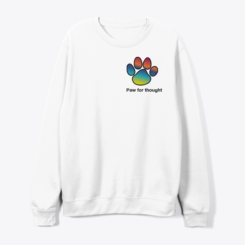 Color Fade Paw Print Tee