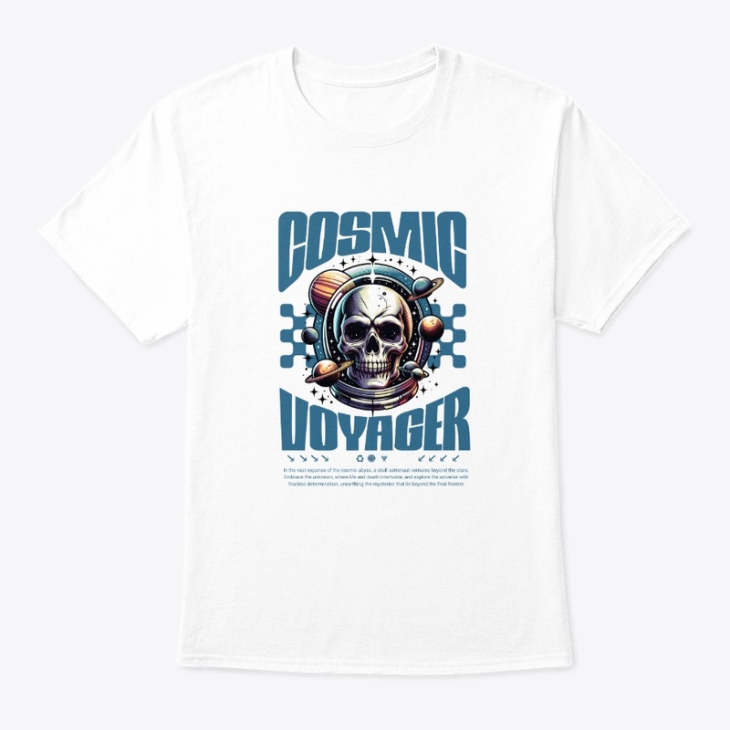Cosmic Voyager Skull T-Shirt