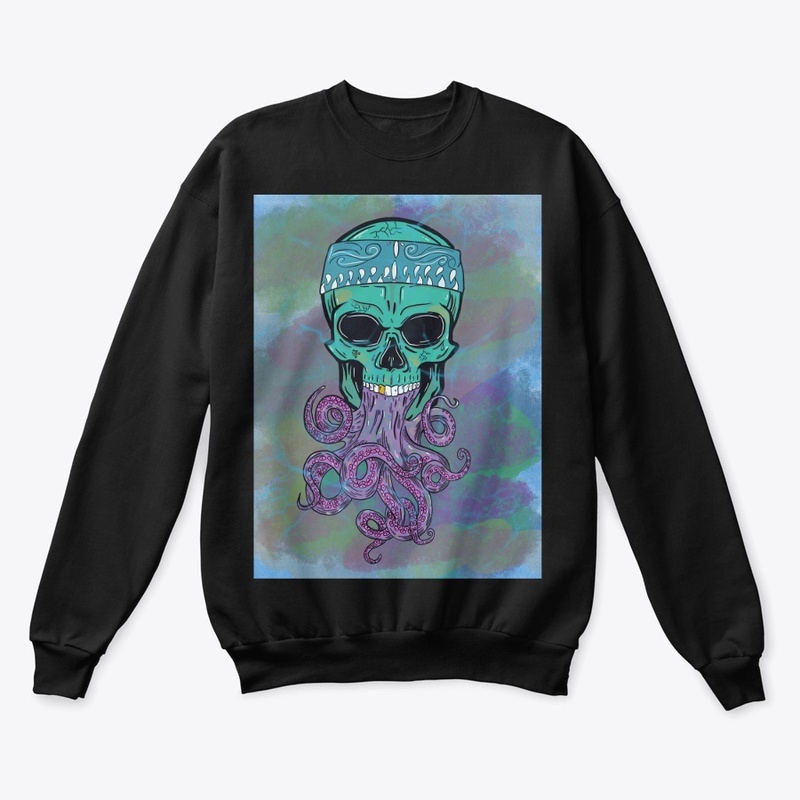 Pirate octopus skull