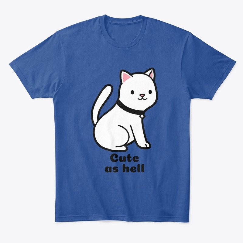 Cute as hell cat Hoodie