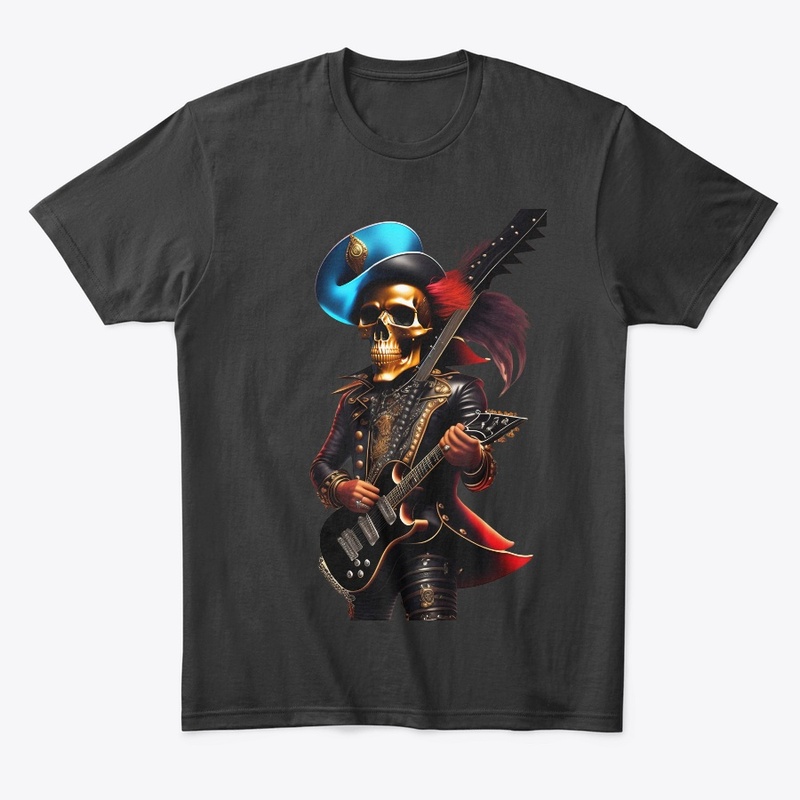 Dead Pirate Playing Guitar