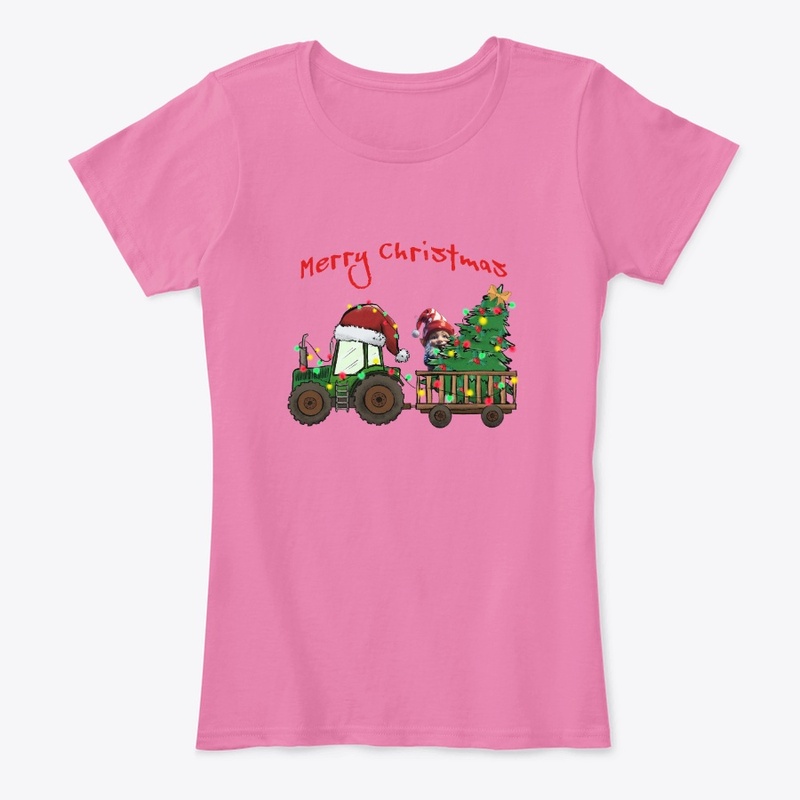 Gnome Christmas Tractor