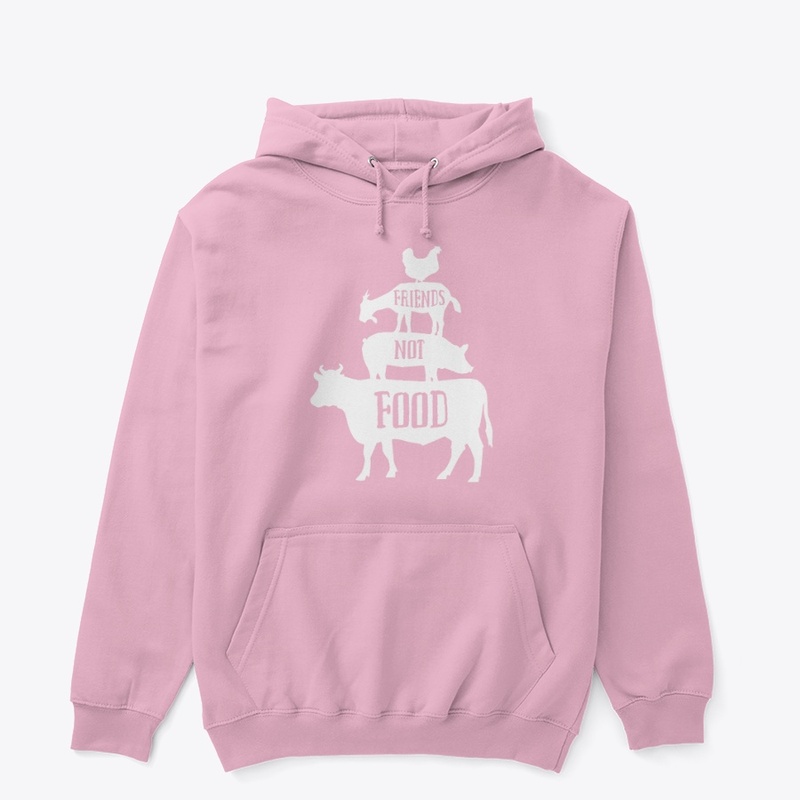 friends not food vegan friendly t shirt