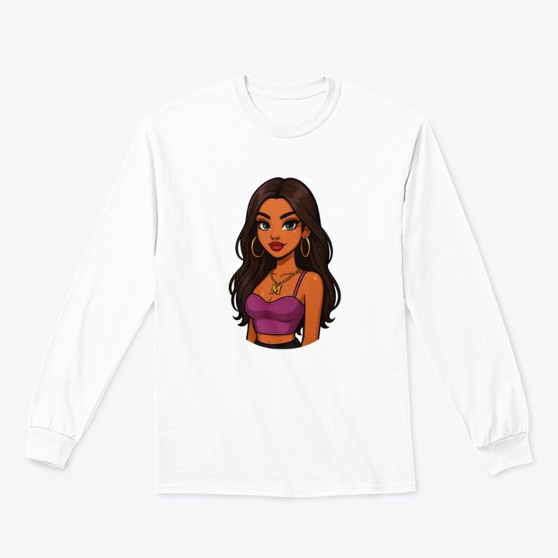 Cartoon Girl Character Tshirt