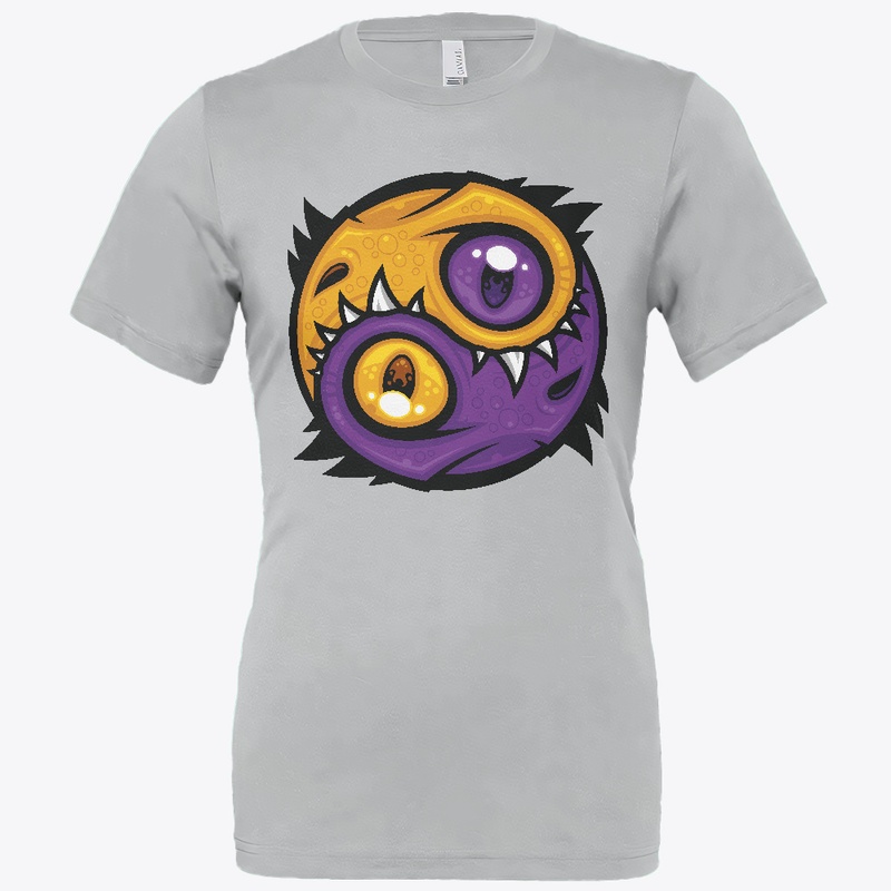 Gold and Purple Yin Yang Dragons
