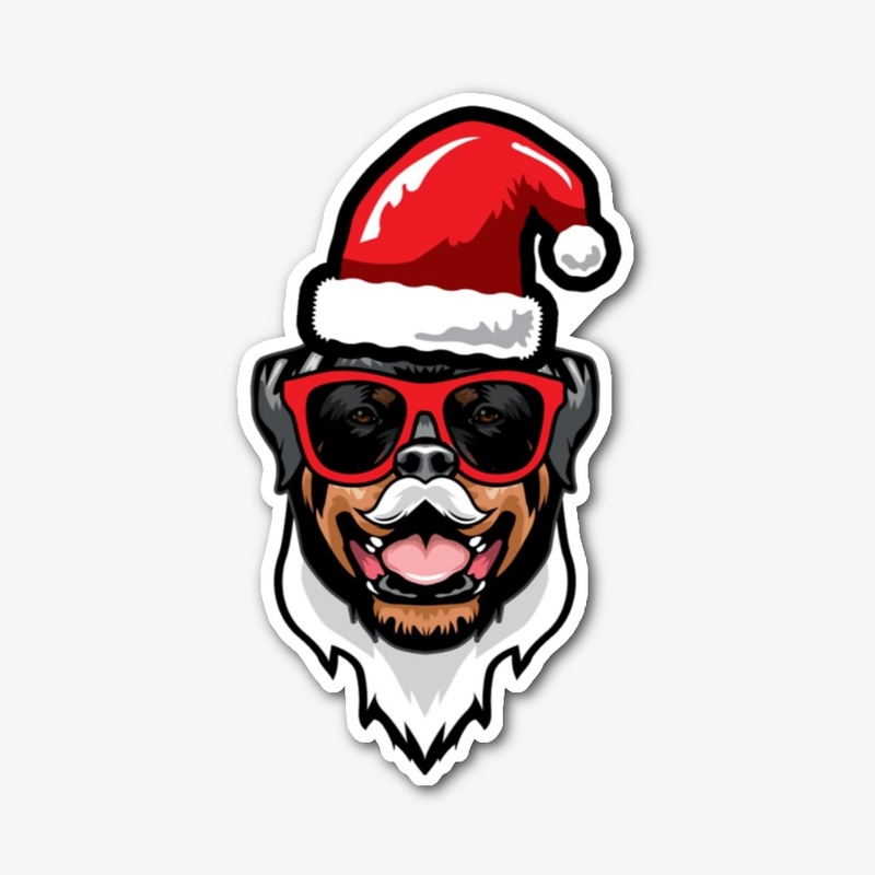 Santa Rottweiler 