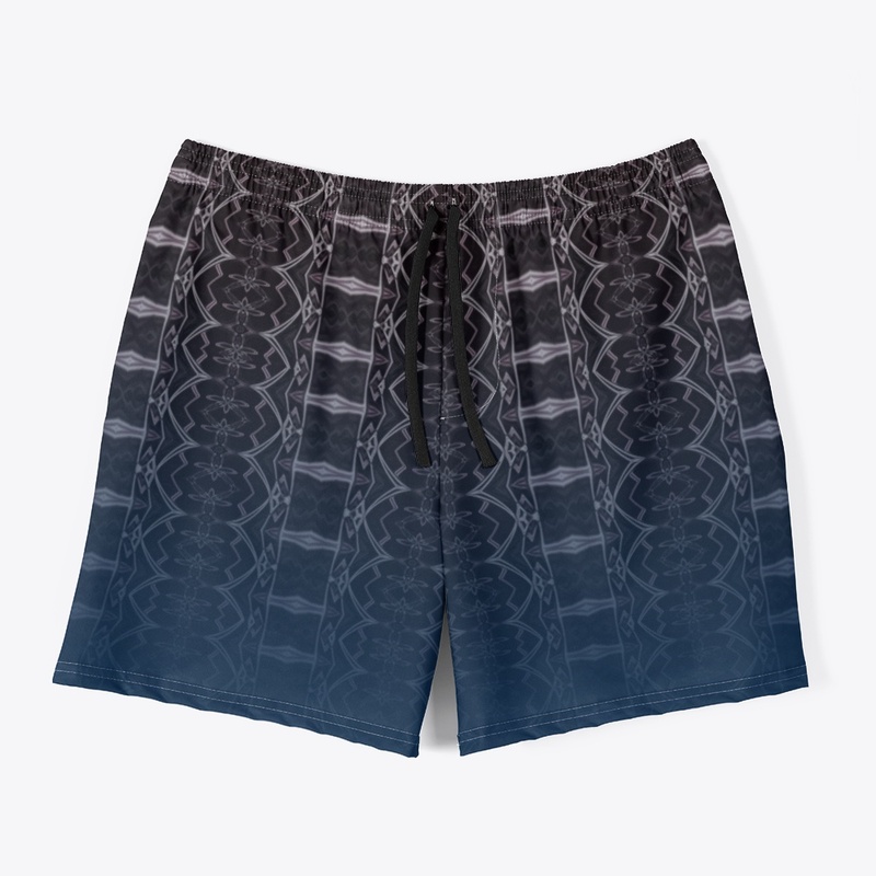 ToeMoss All-Over Print Men's Swim Trunks
