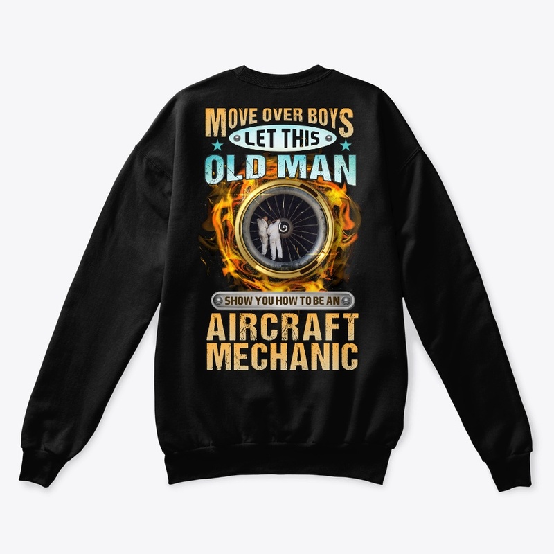 Aircraft Mechanic At Work Hoodie