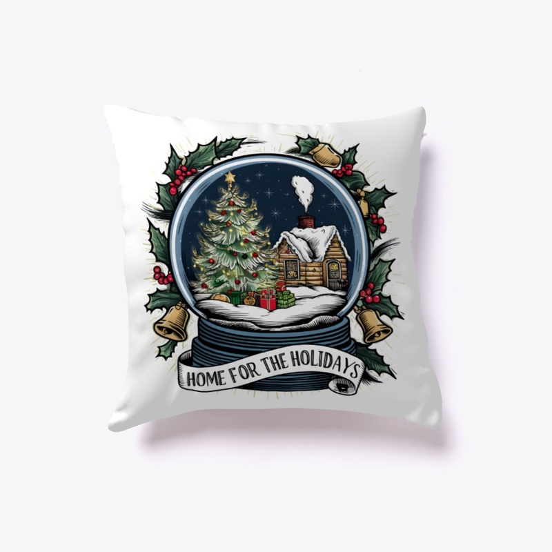 Home for the Holidays Snow Globe Design