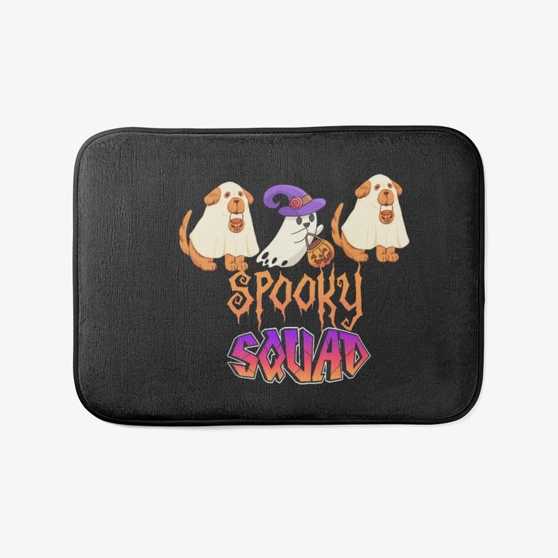 Halloween Ghost Dog Spooky Squad Tshirt