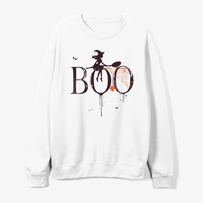 BOO & Happy Halloween Typography Dseign 