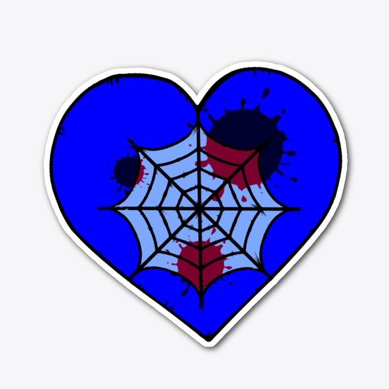 Horror Heart (Hot Blue/Pale Blue)