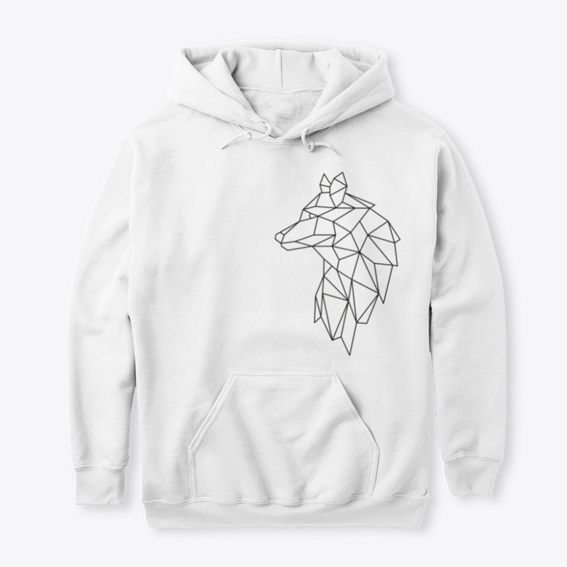 wolf art graphic tshirt 