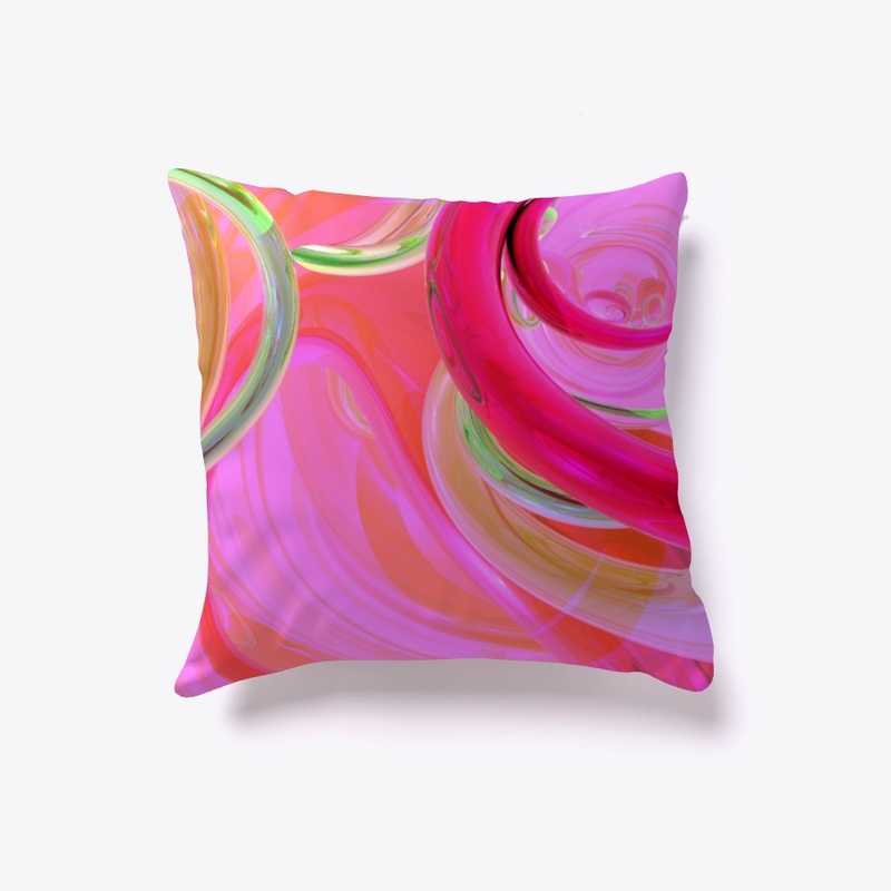 Fluorescent Tie-Dye with Green Accents