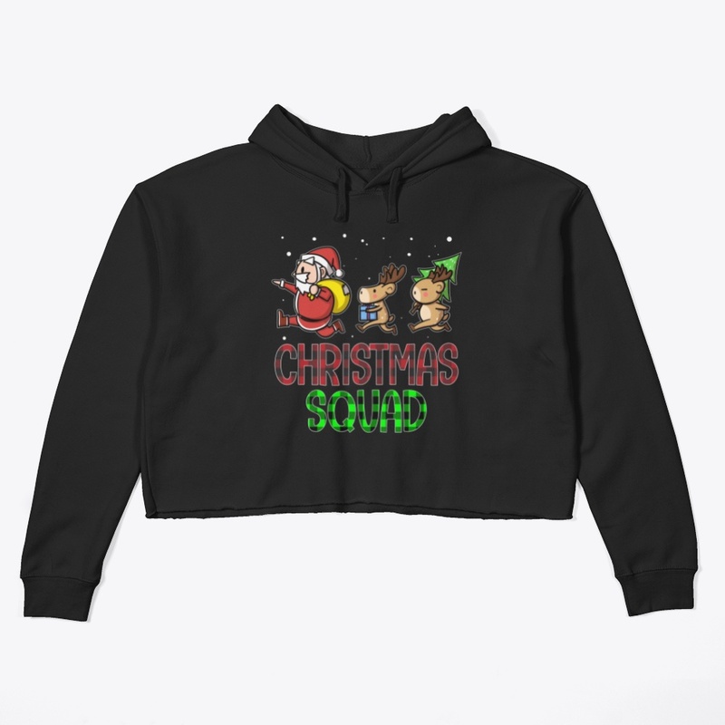 Funny Christmas Squad Santa Reindeer Kid