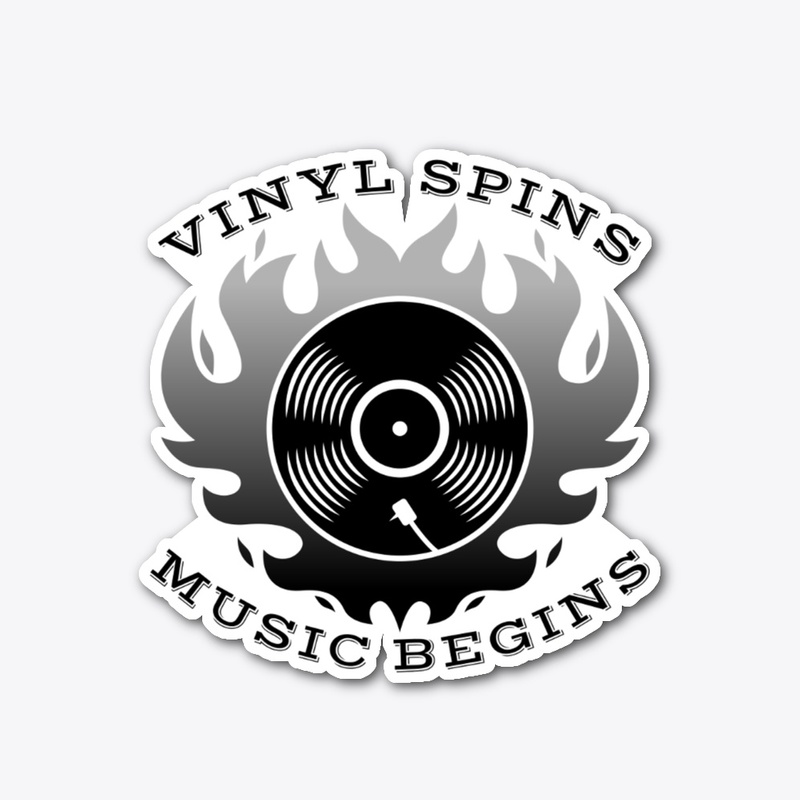 Vinyl Spins Music Begins