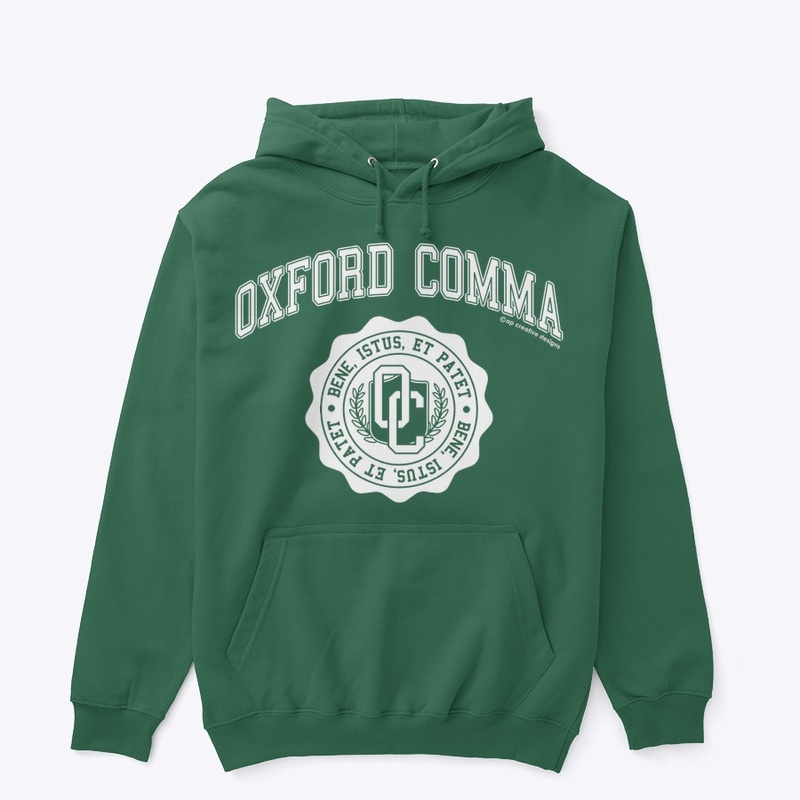 Oxford Comma Sweatshirt - White