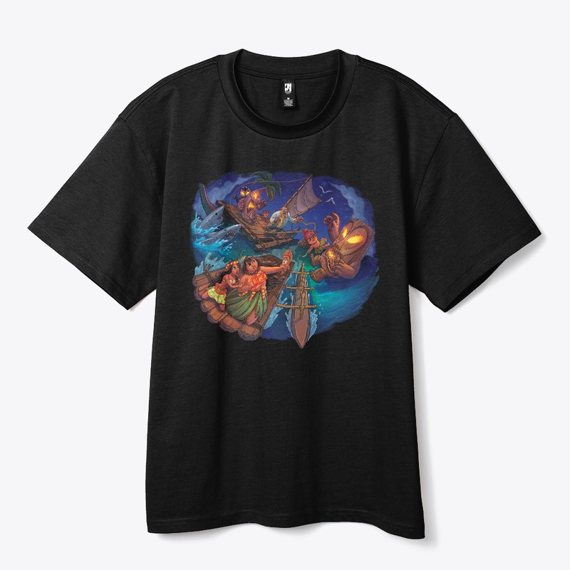 Tiki Trouble Adventure Tee