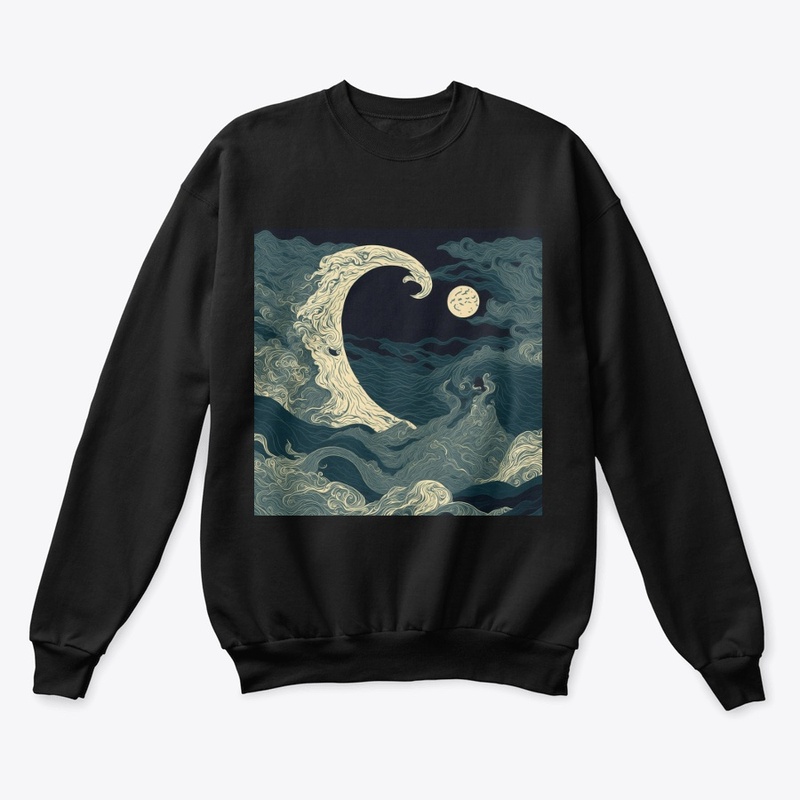 Nocturnal Waves: Moonlit Serenity! 🌊🌕