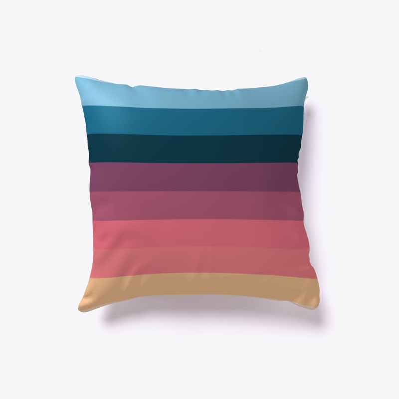 Babam Abstract Colorful Retro Stripes