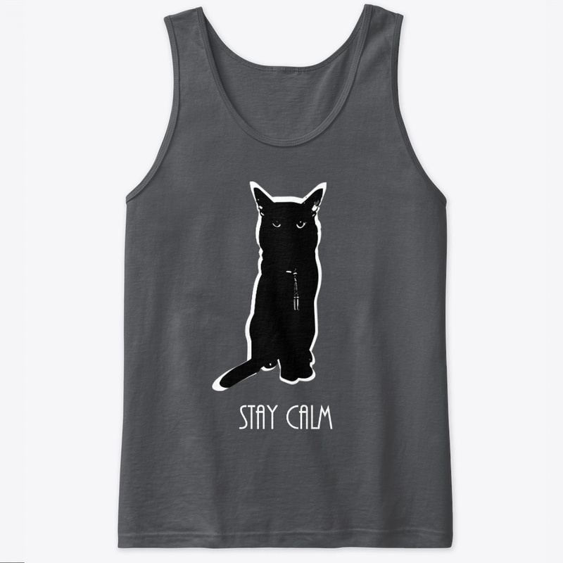 Grumpy Black Cat