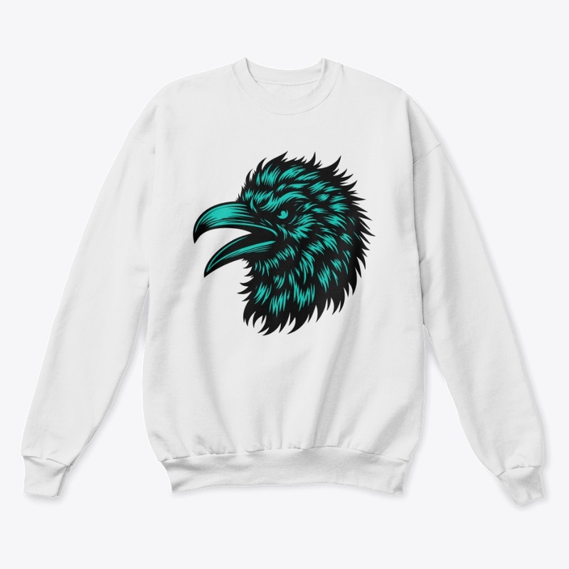 Majestic Crow Head Graphic