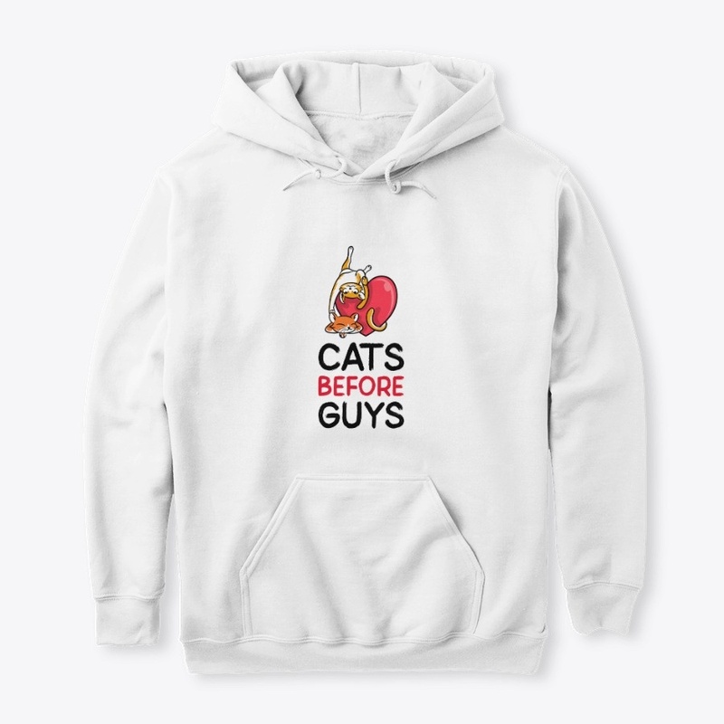 Cats Before Guys Tshirt 