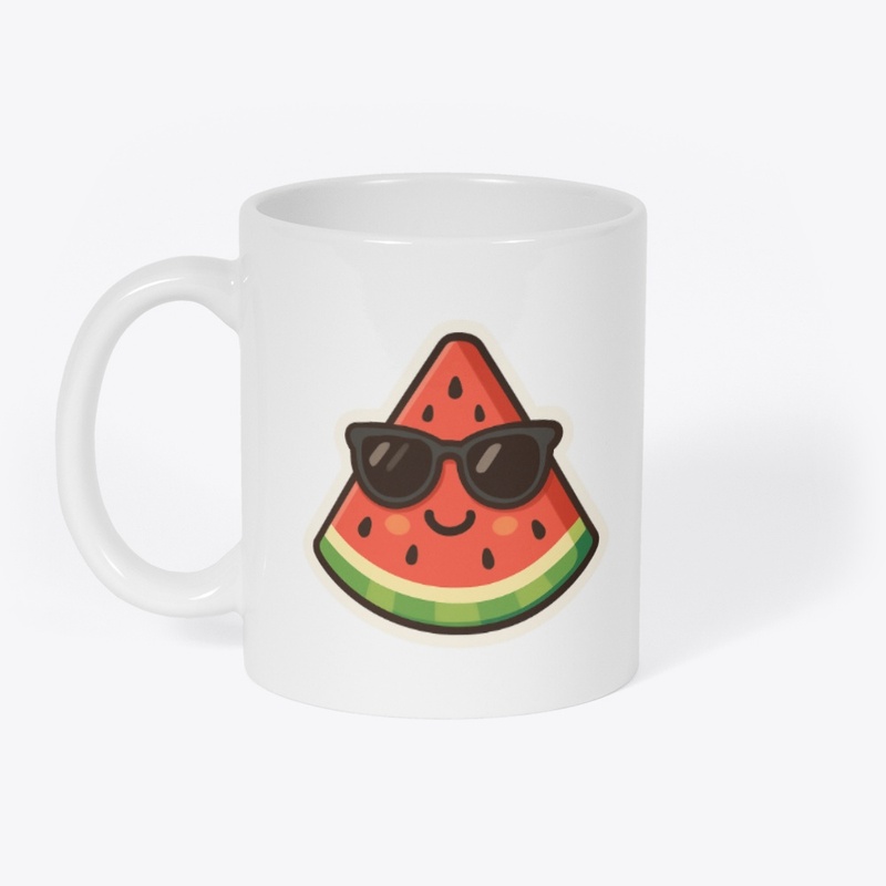 Cool Watermelon Summer Sticker