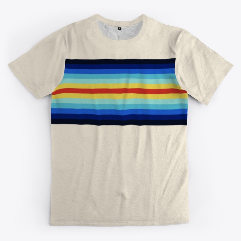 Classic 70s Style Retro Stripes - Meksia