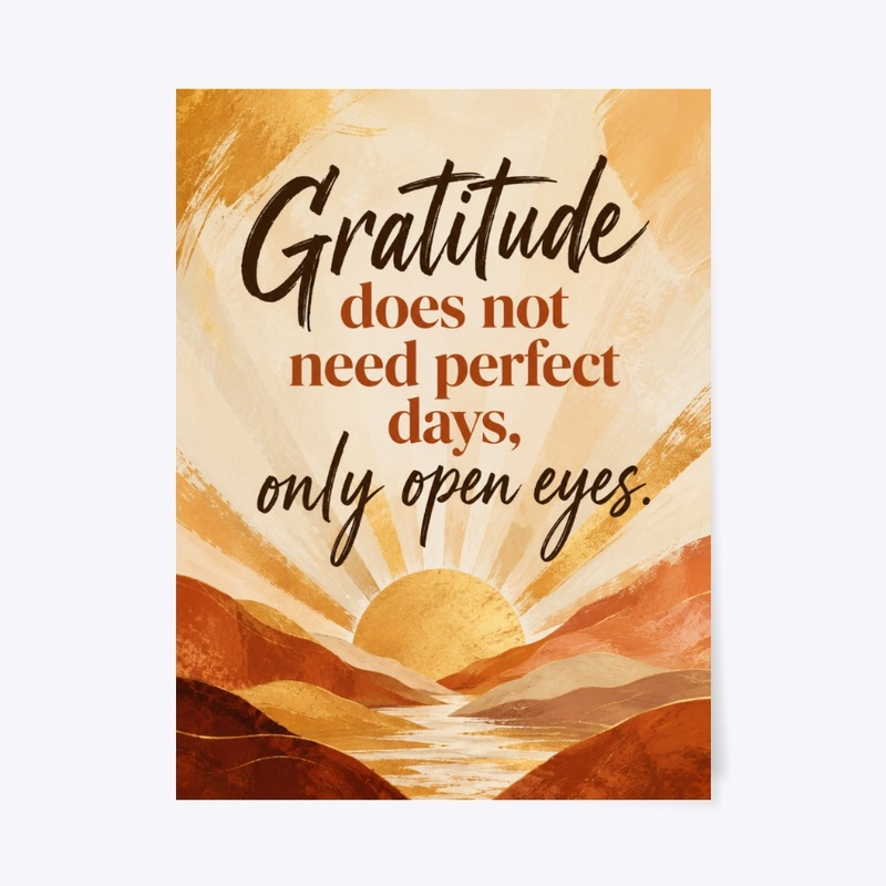 Perfect Days Quote Art