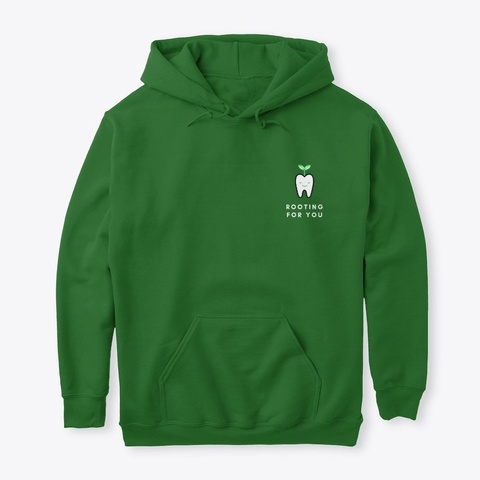 (White) Thank You For Rooting For Me  Irish Green T-Shirt Front