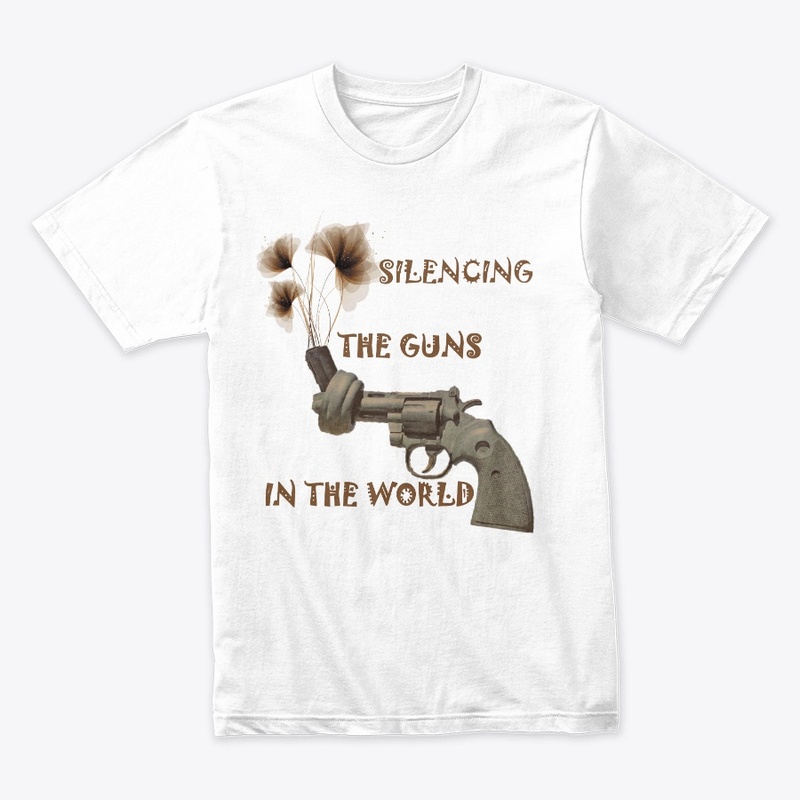 Silencing the guns t-shirt