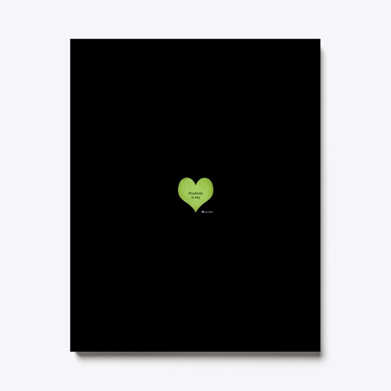 Exclusive Positivity Is Key Canvas Print