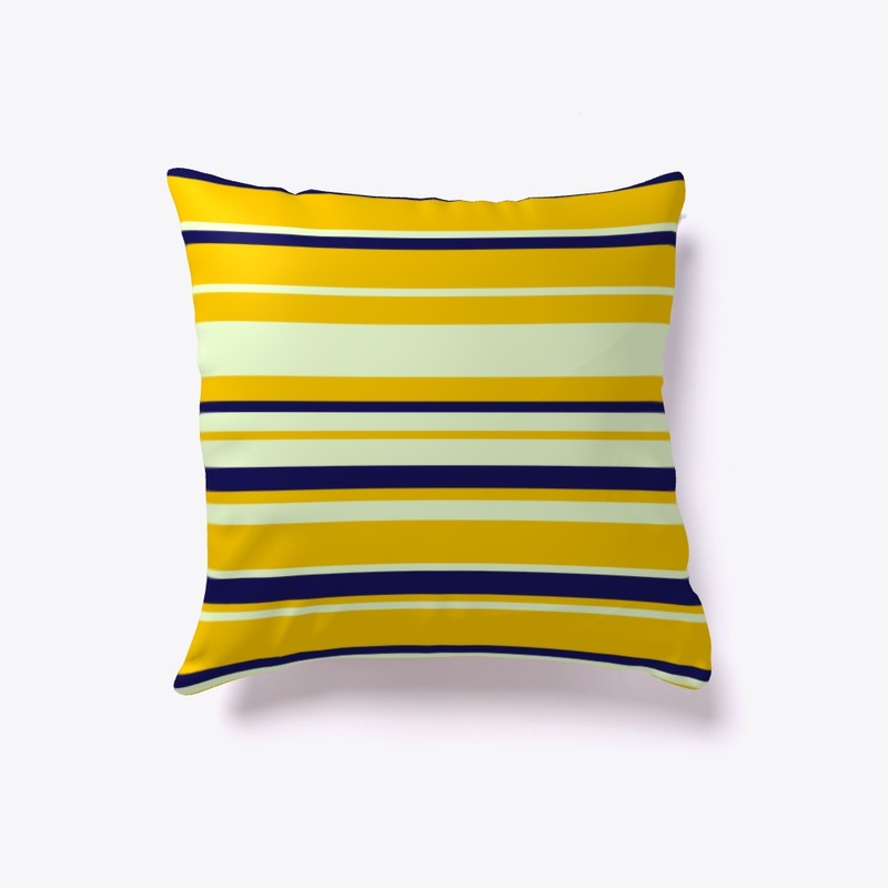 Yellow Blue Abstract Stripes