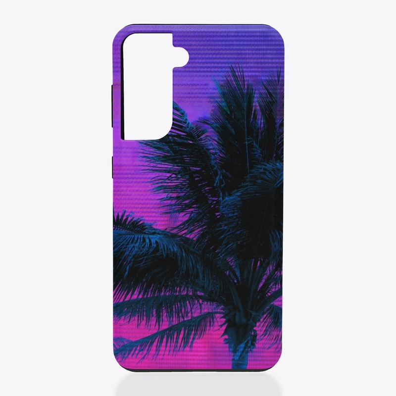 Vaporwave Palm Tree
