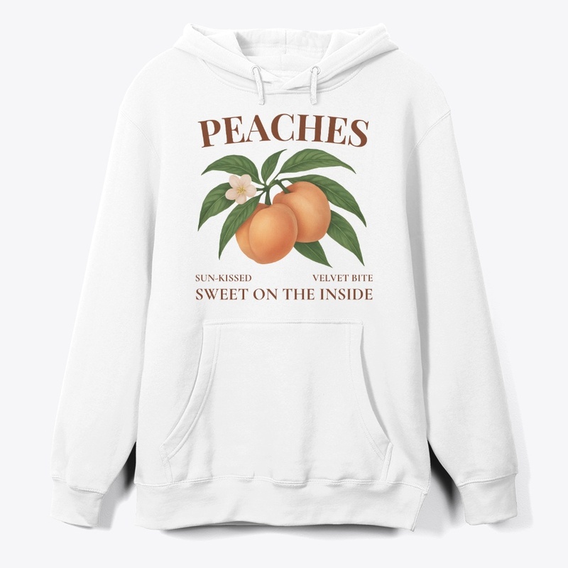 Vintage Peach | Botanical Fruit Art